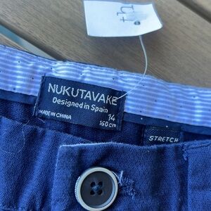 Nukutavake Navy Shorts ~ size 14 boys!